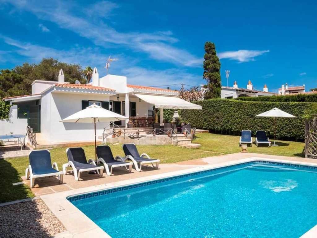 VILLA JARAMA Elegante chalet moderno cerca de la playa Binibeca Exterior foto